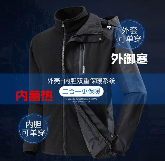 加绒冲锋衣